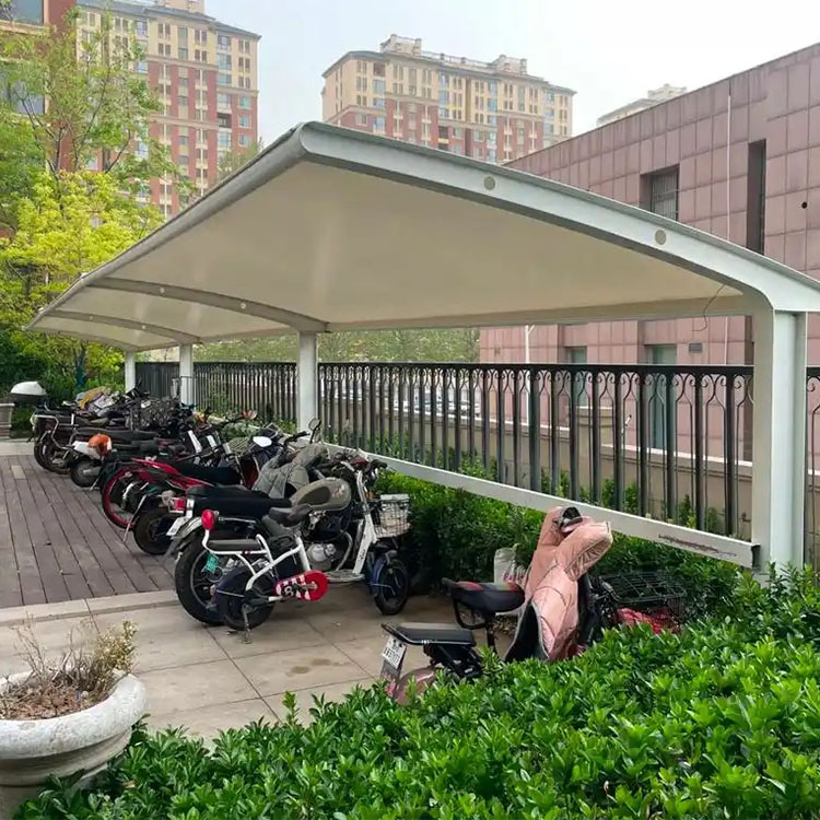 福田区膜结构电动车棚